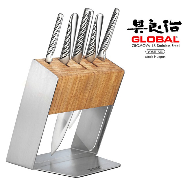 Global Katana 6Piece Knife Block Set G79586AU for sale online eBay