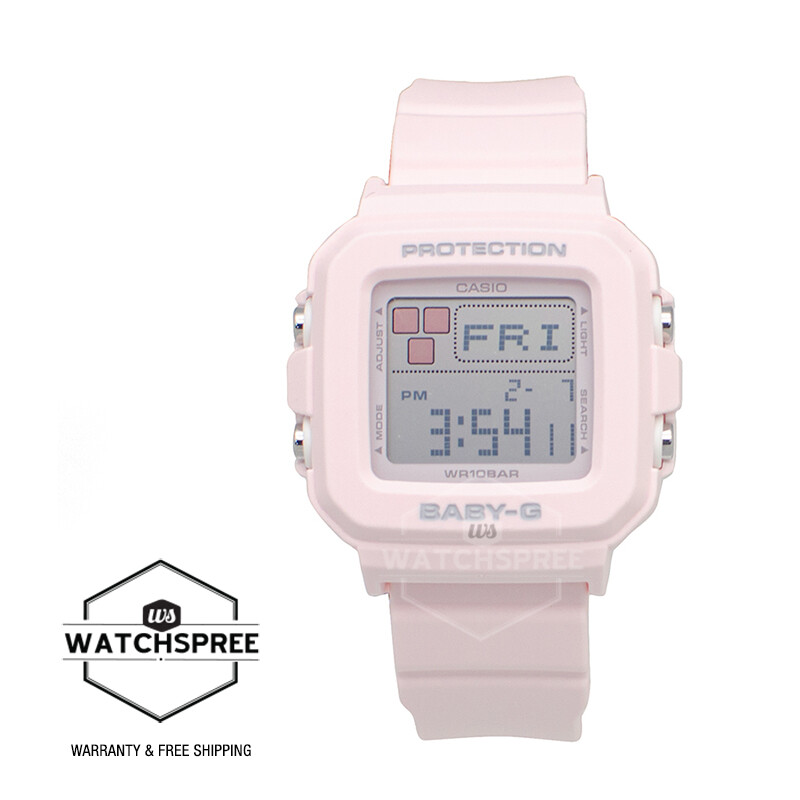 Casio Baby-G BGD-10 Lineup BABY-G＋PLUS Pink Resin Band Watch