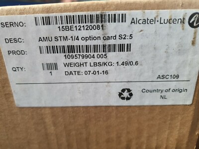Alcatel Lucent AMU STM-1/4 Option Card S2.5 109579904