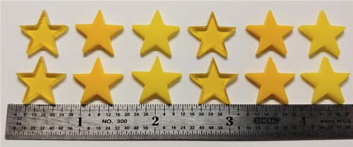 3/4" Glass Precut Stars for Fusing & Mosaic - Coe 96 - Stained Glass - Fusible - Picture 26 of 68