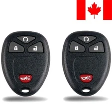 2x New Replacement Keyless Entry Remote Key Fob OUC60221 For Chevy GMC Buick