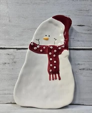 Bella Casa by Ganz Snowman Spoon Rest Christmas Holiday Winter