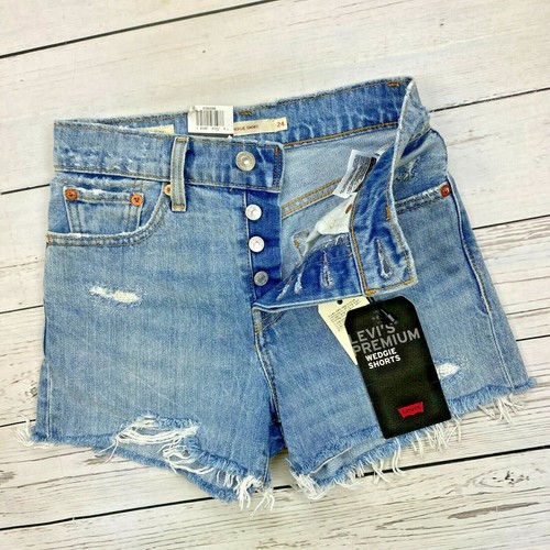 Levis Wedgie Denim Mom Jean Shorts Size 