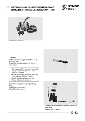 2000-2006 KYMCO ZX50 Super Fever 50 50cc Workshop Repair Service