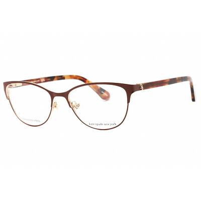 Kate Spade Women's Eyeglasses Havana Plum Metal Cat Eye Frame HADLEE 0MFX 00
