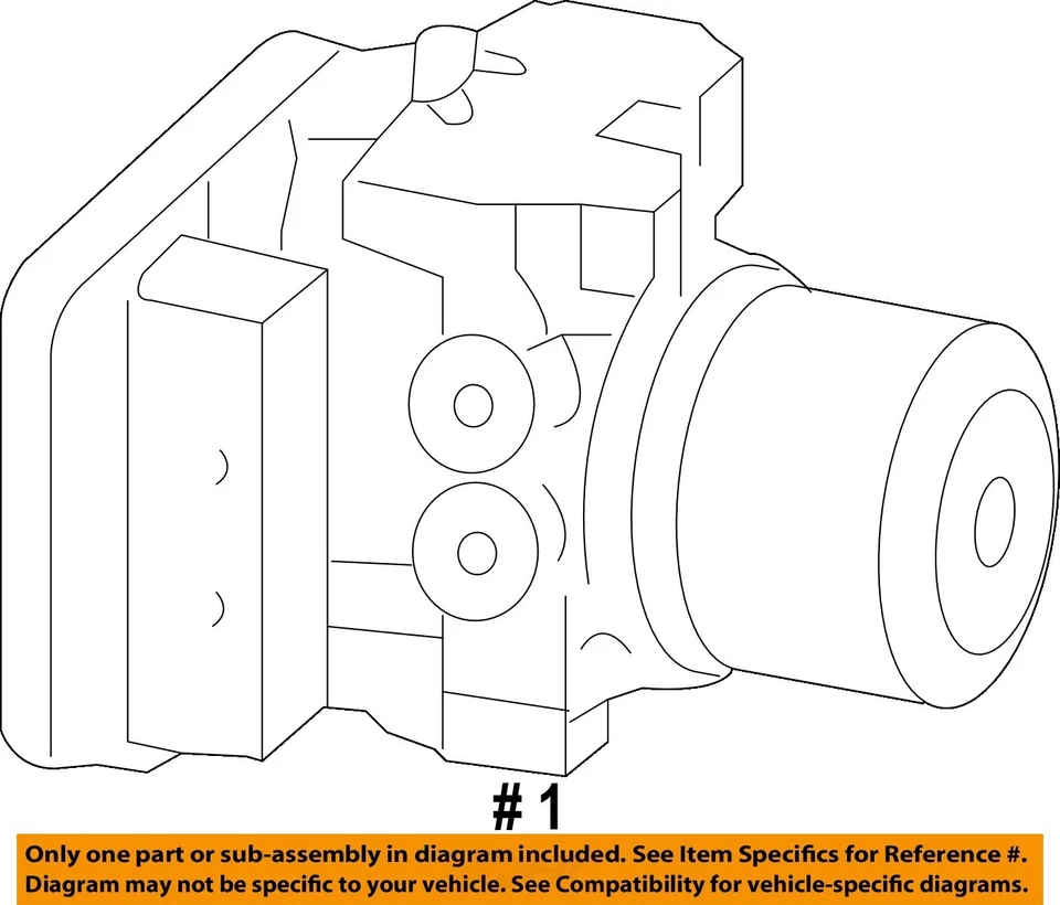 Used ABS Modulator fits: 2010 Acura Rl Modulator Assembly vehicle stability assi - Image 4 of 4