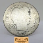 1908 Barber Silver Dime, 90% Silver - #C26608NQ