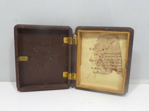 UNUSUAL PATRIOTIC SPANISH AMERICAN WAR GUTTA PERCHA DAGUERREOTYPE CASE - Picture 4 of 6