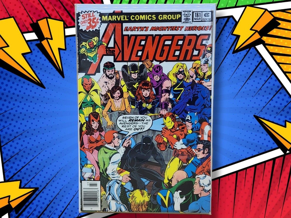 1978 Marvel Comics Avengers Volume 1 #181 Comic Book 1st App Scott