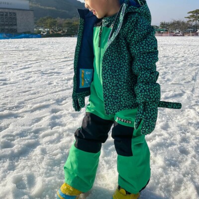 NEW BURTON KIDS' TODDLER MAVEN BIB Snow Pants BLUE Black Size: 18M