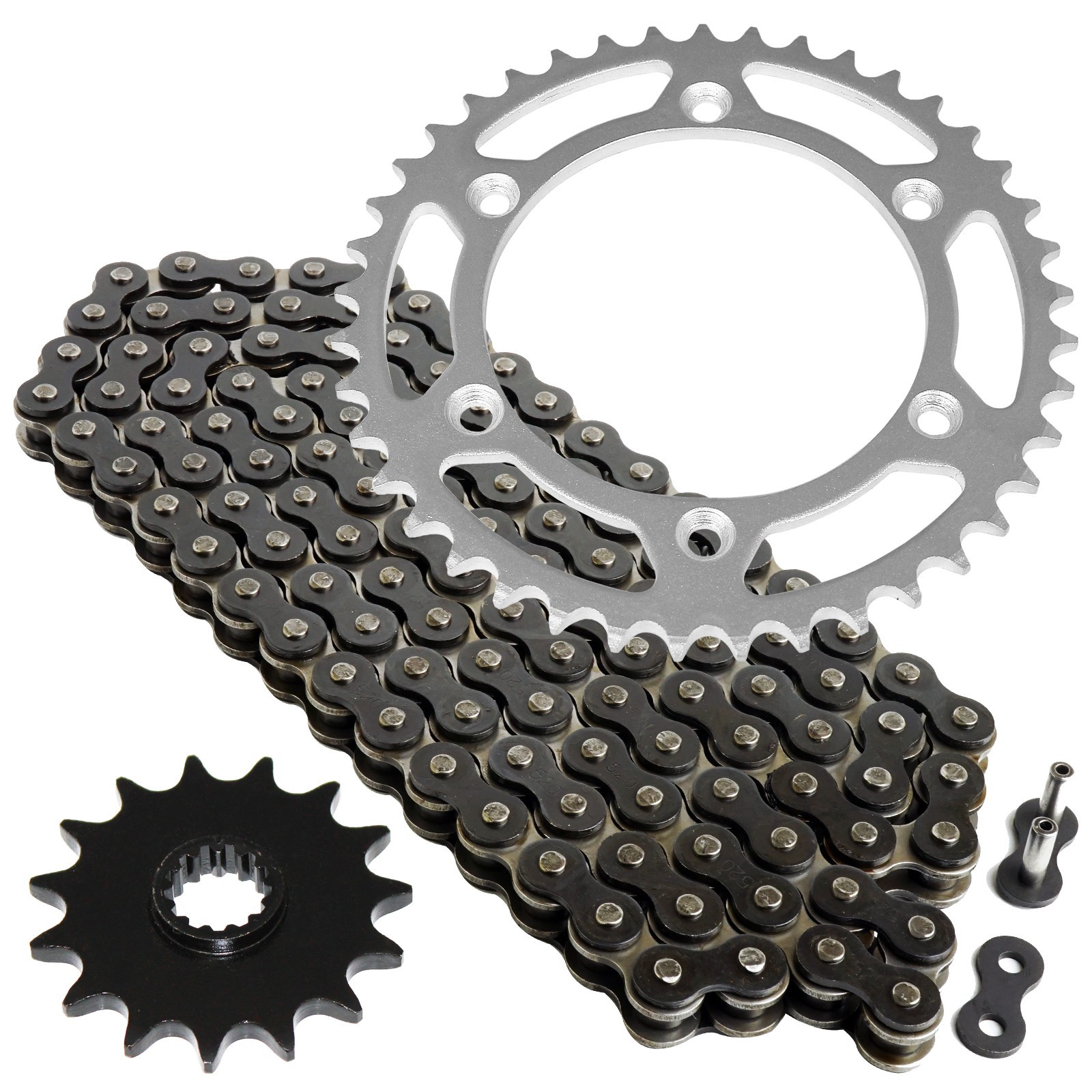 Black Drive Chain And Sprocket Kit for Suzuki DRZ400Sm 20052018 eBay