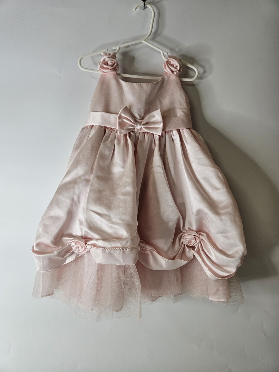 La Princess Taffeta Multi Ruffle Party Dress Pale Pink Girls 4T Princess |  eBay