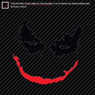 Why So Serious? 12 Inch Decal Sticker Batman Joker Dark Knight - Foto 3