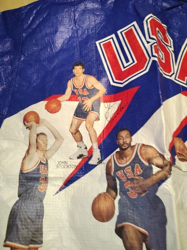 Vintage Kelloggs Tyvek Windbreaker Jacket 1992 US Olympic Basketball Dream Team - Picture 9 of 11