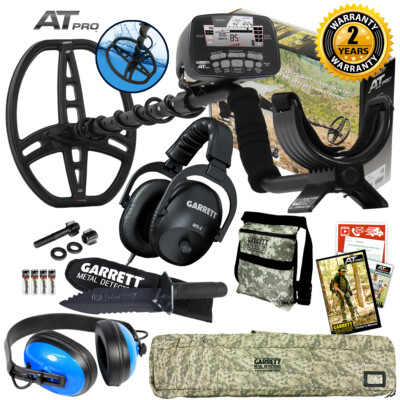 Garrett AT Pro Underwater Metal Detector, Waterproof Headphones & Accessories