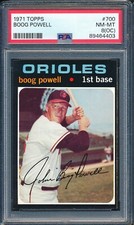 1971 Topps #700: BOOG POWELL Baltimore Orioles High # SP ~ PSA 8 oc     *4403