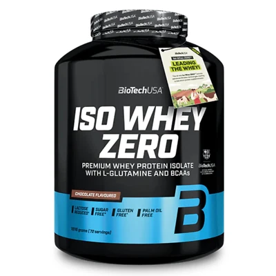 Biotech Iso Whey Zero 1816 gr Proteine Isolate Lattosio Ridotto e Gluten Free
