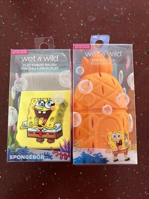Wet n Wild Limited Edition Spongebob Squarepants Sponge & Pineapple Sponge Case