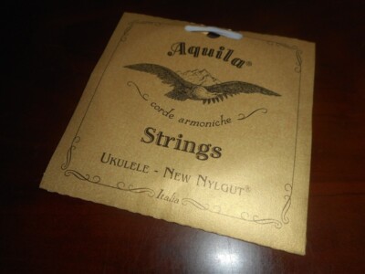 NEW - Aquila 8U New Nylgut Concert Ukulele String Set, Low G, AQ-CLG