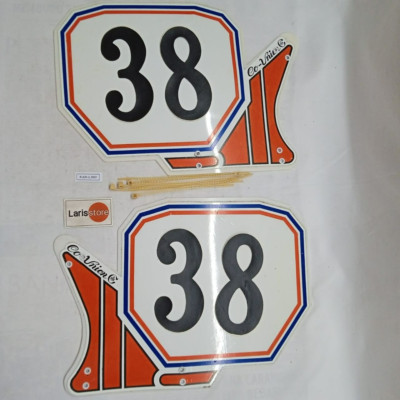 NOS Vintage BMX Side Plat Number with Number 38 EXPRESS SHIPPING