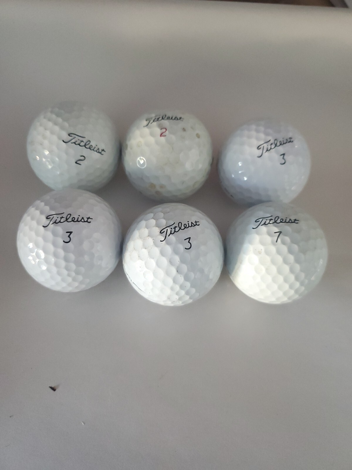 Titleist PV1 Golf Balls Set Of 6 eBay