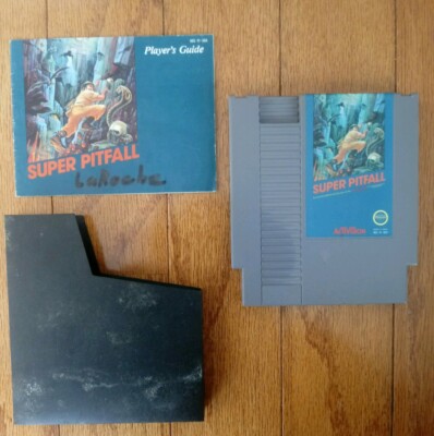 Super Pitfall (Nintendo Entertainment System, 1987) w/ Manual and Sleeve