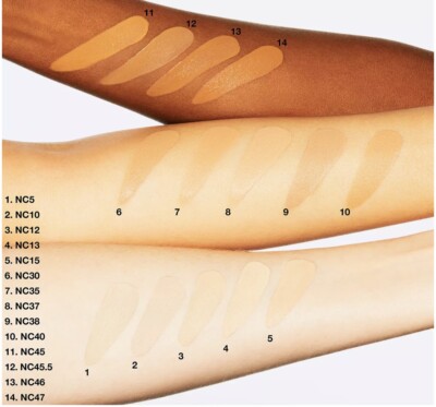 MAC Studio Fix Fluid Foundation SPF15 Shade NC45.5 Full Size 1oz