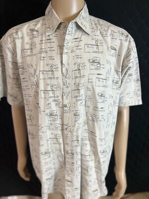 Isle of Palms by Panama Jack Men's L Multicolor Short Sleeve Button Down.