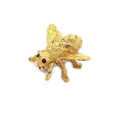 Tiffany & Co. Ruby 18k Yellow Gold Bee Brooch Pin | eBay