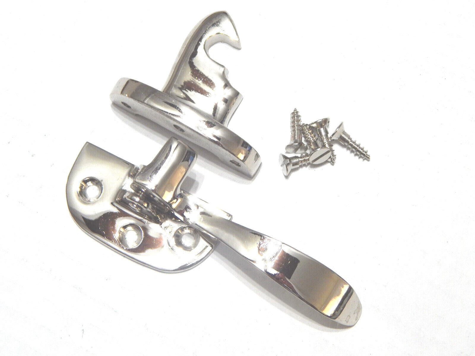 Antique Ice Box Latch Nickel Plated Brass LH or RH eBay