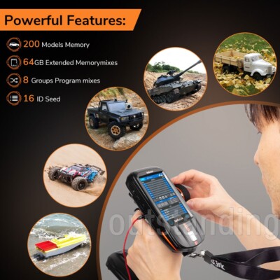 RadioLink RC8X 【B】 Radiolink RC8X 8 Channels 2.4Ghz RC Transmitter / Radio with R8FG