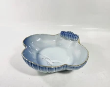 Bing & Grondahl Copenhagen Seagull Gold Rim Shell Bowl 347