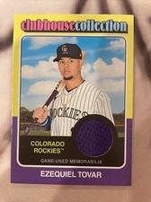 2024 Topps Heritage Clubhouse Collection CCR-ET Ezequiel Tovar Rockies