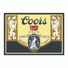 Coors Beer Label Sticker Decal Bumper Sticker 