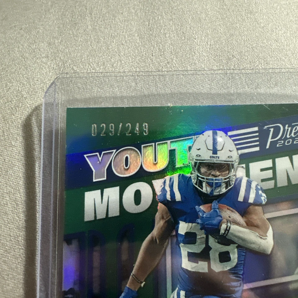 2022 Jonathan Taylor Prestige Youth Movement Green #18  /249 Colts  - Image 3 of 3