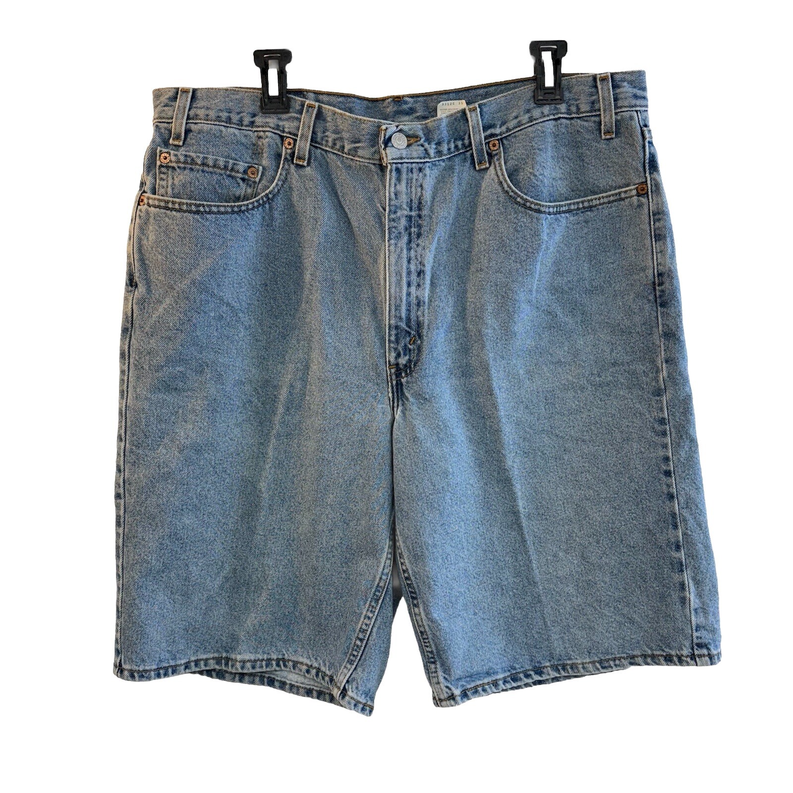 Levi’s 550 Men’s Size 40 Relaxed Fit Blue Denim Jean 90s Style Bermuda Shorts