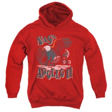 NASA Kids Hoodie Apollo 11 Eagle Red Hoody