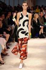 CELINE Runway Phoebe Philo explosion of colour/print Bandage Dress US 4-6/Small.