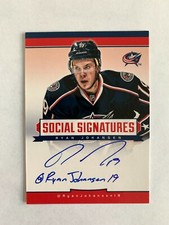 2013-14 Panini Social Signatures #SSRJ Ryan Johansen - Columbus Blue Jackets