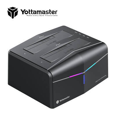 Dual Docking Station Dualschacht Offline-Klonen für 2,5 & 3,5 Zoll SATA HDD SSD
