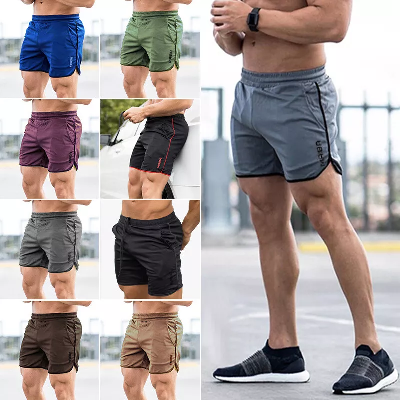 Buy Ubersweet® Men Fitness Shorts Quick Drying Gym Beach Shorts Summer  Lounging Sport Workout Running Short Pants with Pockets at Amazon.in