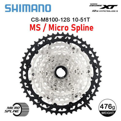Shimano Deore XT M8100 12 Speed Groupset 4 Pcs SL RD CN CS 51T MTB Cassette OE - Picture 2 of 12