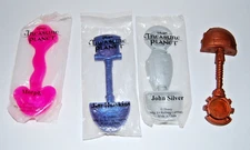 Complete Set of 4 Kellogg's 2002 Disney's Treasure Planet Shovel Spoons