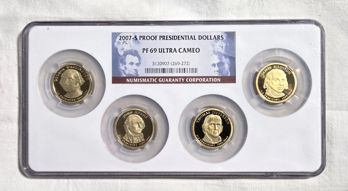 Preços baixos em Grade Pr 69 NGC 2007 moedas de dólar