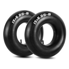 2 Pack Inner Tubes - TR-13 Valve Stem Tire Tube 15x6.00-6 - TR-13 Valve Stem