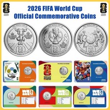2026 FIFA World Cup Official Commemorative Coins Set Collectible Souvenir