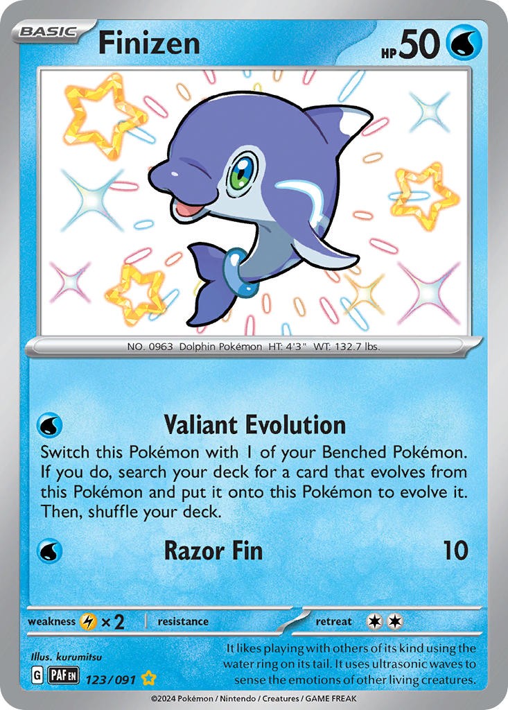 Finizen 2024 Paldean Fates #123/091 Near Mint