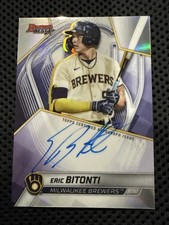 2025 Bowman's Best Eric Bitonti Auto #B25-EBI ~ Milwaukee Brewers