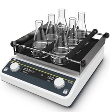 LAB FISH Agitatore Orbitale Digitale, 40-200 RPM Agitatore da Laboratorio con Timer, 9,85x9,85 In