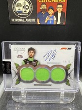 🔥GABRIEL BORTOLETO 2025 TOPPS DYNASTY FORMULA 1 F1 ROOKIE TRIPLE RELIC AUTO /10